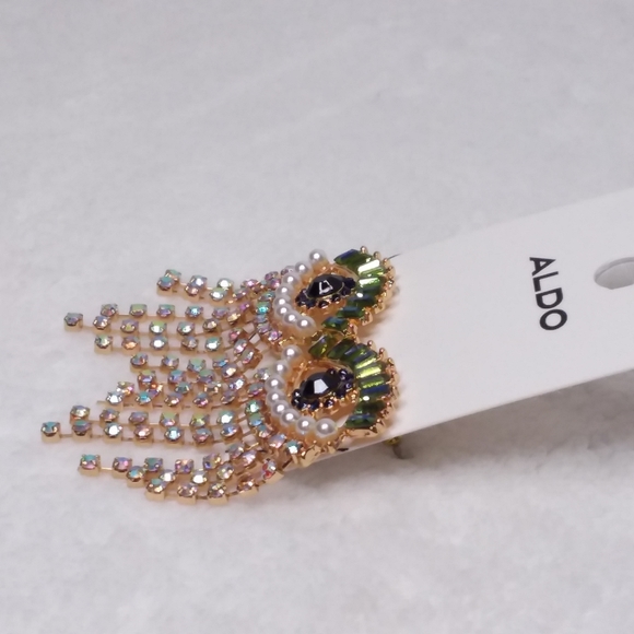 Dangle Pierce Earrings Evil Eye Aldo - Picture 2 of 4